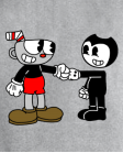 Džemperis Cuphead and bendy Džemperis Cuphead and bendy